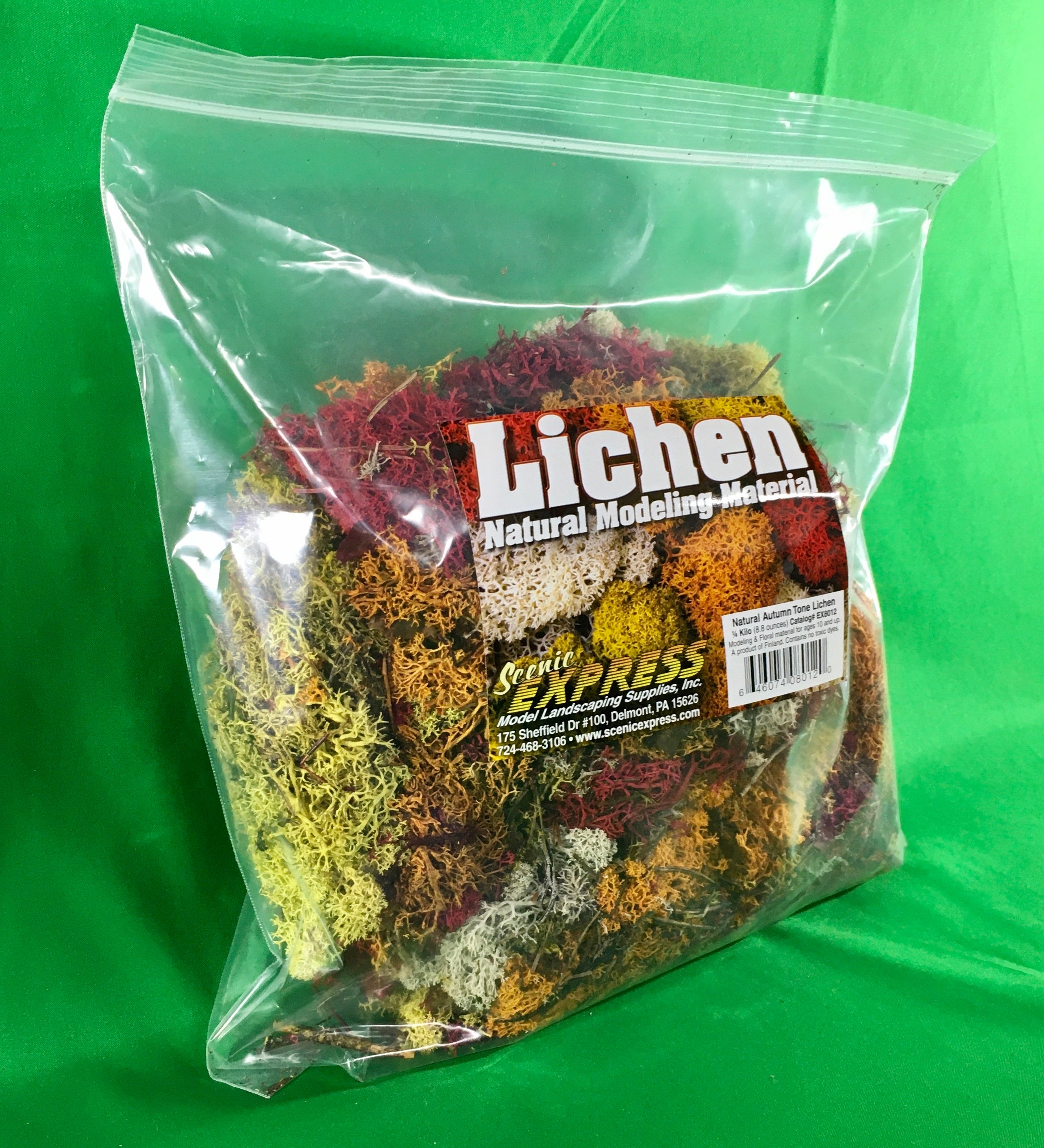 Scenic Express EX8012 - Bulk Autumn Lichen Mix 1/4 Kilo – MrMuffin'sTrains